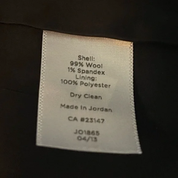 EUC Talbots Wool Blend Black Knee-Length Pencil Skirt for Work - Picture 4 of 6